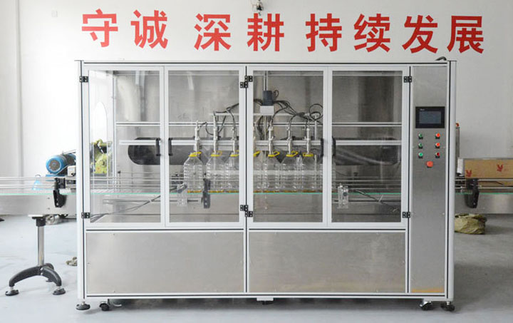 客戶收割機，20L食用油灌裝機一言不合就虐狗